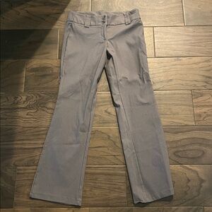 Gray Pinstripe Dress Pants